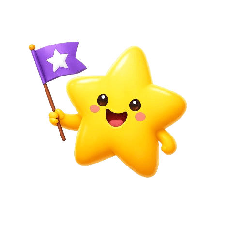 Star Buddy mascot earning stars